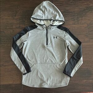 Under Armour Boy’s Hoodie in Gray and Black